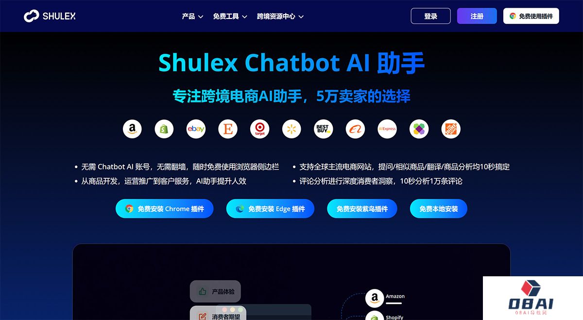 亚马逊和Shopify的Chatbot-AI工具包、卖家助手，专注跨境电商AI助手---www.voc.jpg